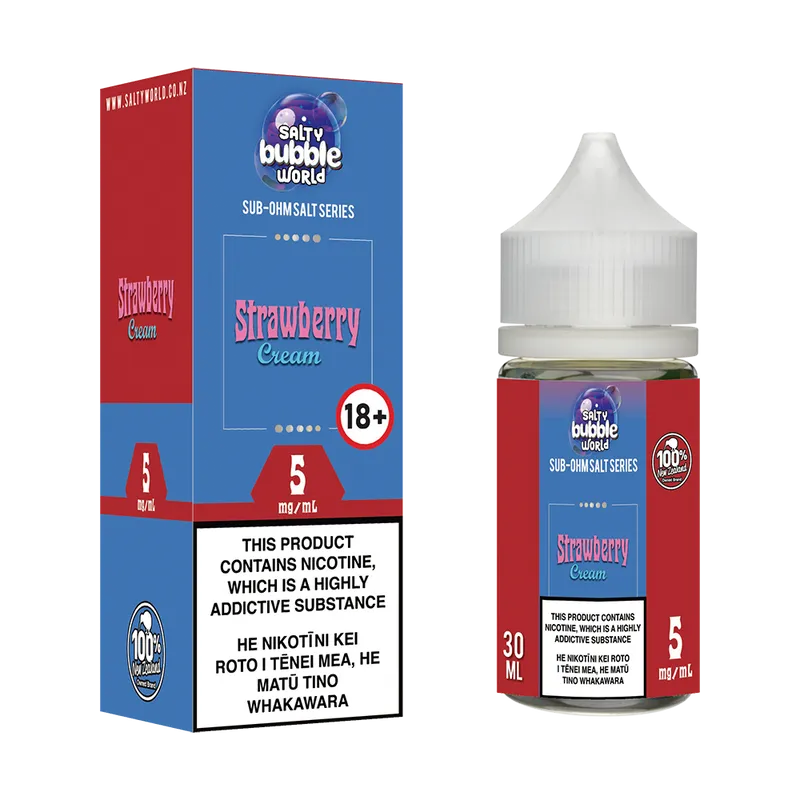 Strawberry Cream Sub-Ohm Nicotine Salt E-liquid