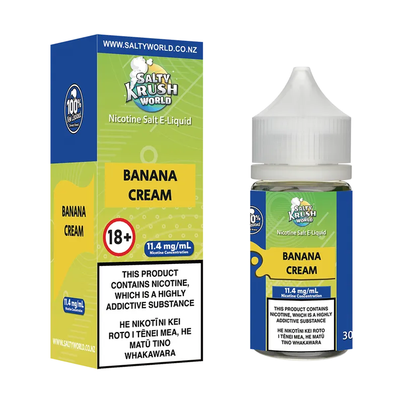 Banana Cream Nicotine Salt E-liquid