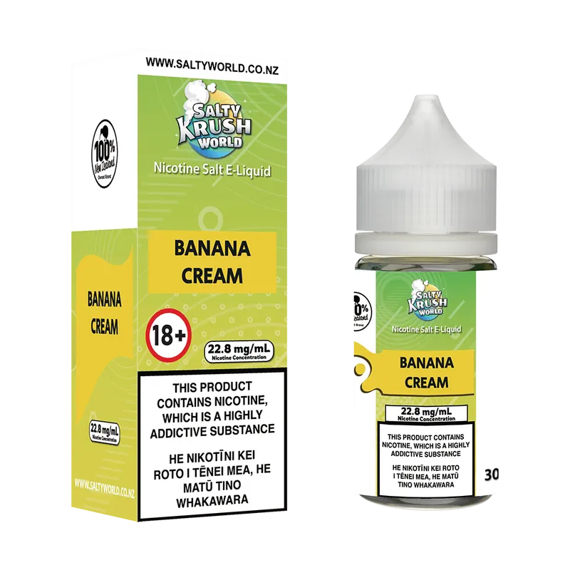 Banana Cream Nicotine Salt E-liquid