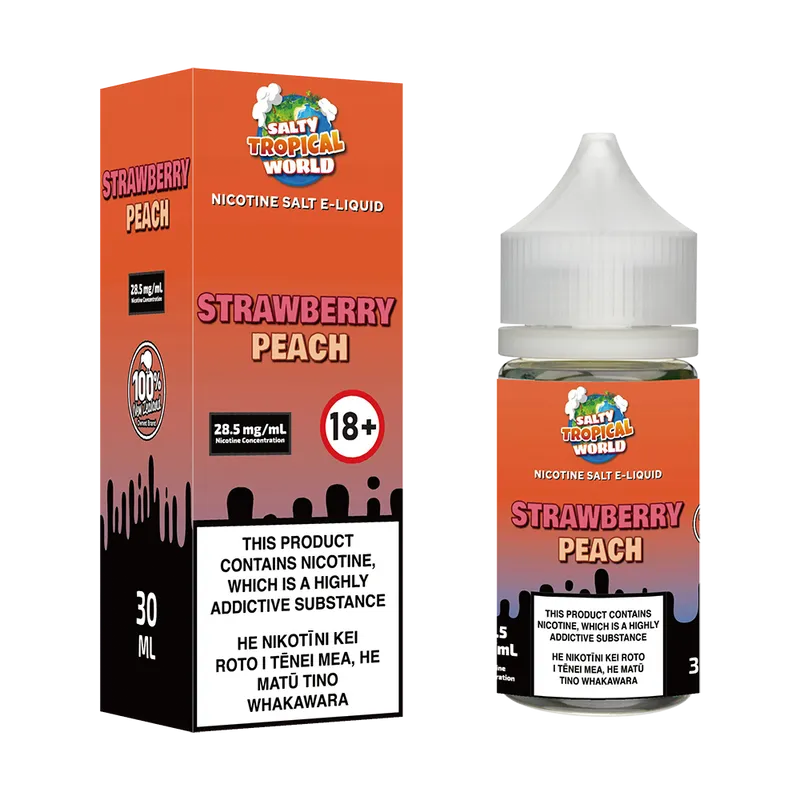 Strawberry Peach Nicotine Salt E-liquid