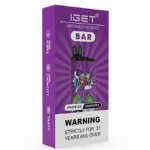 Grape Ice 3500 Puffs Disposable Vape IGET Bar