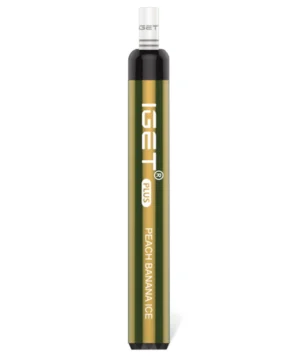 Peach Banana Ice 1200 Puffs Disposable Vape IGET Plus